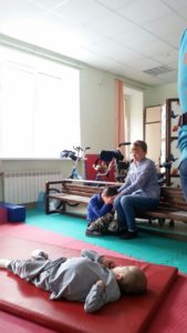 Акция в интернате для детей с психоневрологическими отклонениями. г. Павловск